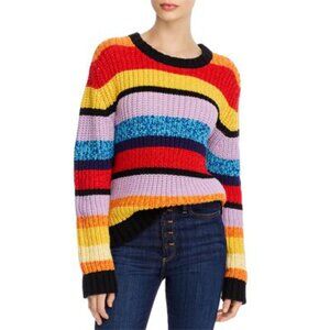 Alice + Olivia Barb Striped Sweater